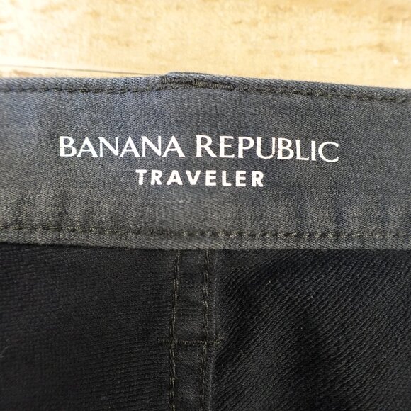 Banana Republic Traveler Slim Fit Pants Men’s 32x32 Navy Stretch - Picture 3 of 14